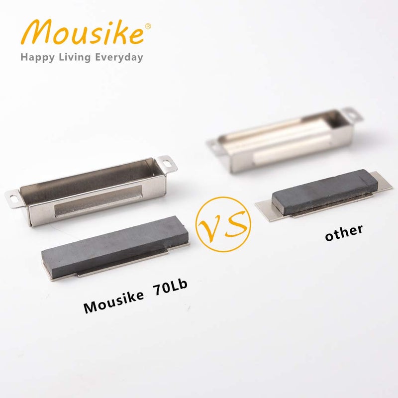 Mousike Magnetic Door Catchï¼Œ70lb Stainless Steel Cabinet Door Magnets with Strong Magnetic for Kitchen Cupboard Wardrobe Closet Cabinet Door Drawer Latch - Image 3